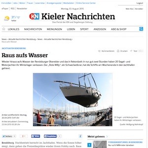 Weiter zu den "Kieler Nachrichten"...